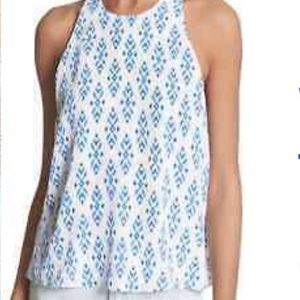 NWOT! Joie High Neck Racerback Silk Tank Top Women’s Sz S